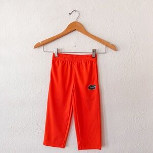 Florida Gators Logo Boys Orange Elastic Pull On Pants